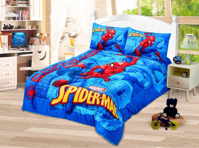 8 Edredón tela c/ carnero 5pcs Disney<br>(Fardo x 24 und)