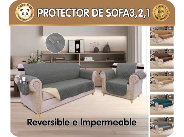 Protector de mueble reversible 3+2+1<br>(Fardo x 20 und)