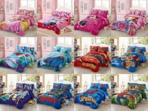 Set coberto tela c/ carnero 5pcs Disney<br>(Fardo x 24 sets)