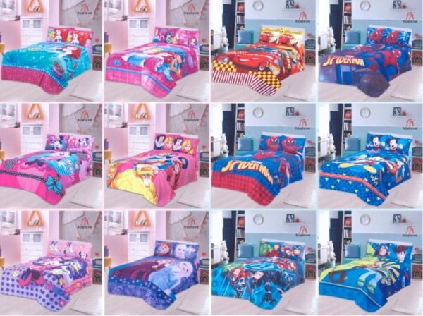 Juego de sábanas 4pcs Disney<br>(Caja x 24 sets)