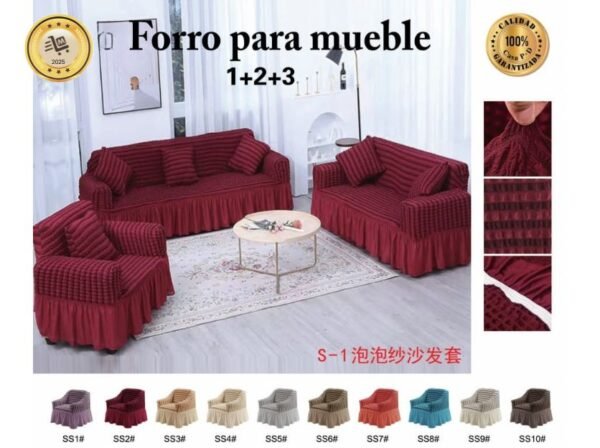 Forro de mueble 3+2+1 burbujas<br>(Caja x 20 und)