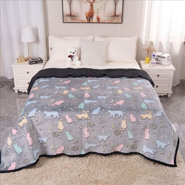 Manta luminosa c/ carnero para niños Casatex<br>(Fardo x 40und)