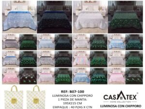 Manta luminosa c/ carnero para niños Casatex<br>(Fardo x 40und)