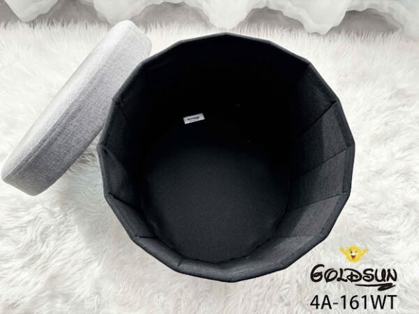 PUFF CIRCULAR ORGANIZADOR PLEGABLE GOLDSUN (CAJA X 16 UND)