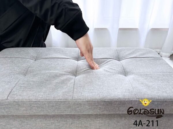 PUFF RECTANGULAR ORGANIZADOR PLEGABLE GOLDSUN (CAJA X 16UND)