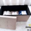 PUFF RECTANGULAR ORGANIZADOR PLEGABLE GOLDSUN (CAJA X 16UND)