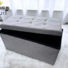 PUFF RECTANGULAR ORGANIZADOR PLEGABLE GOLDSUN (CAJA X 16UND)