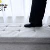 PUFF RECTANGULAR ORGANIZADOR PLEGABLE GOLDSUN (CAJA X 16UND)