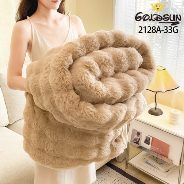 COBERTOR PIEL DE CONEJO PREMIUM (CAJA X 16 UND)