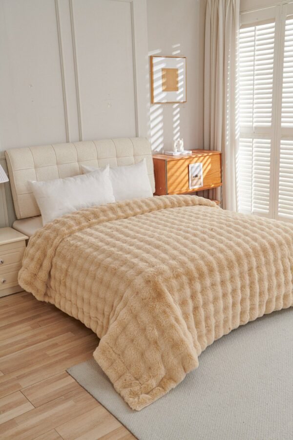 COBERTOR PIEL DE CONEJO PREMIUM (CAJA X 16 UND)