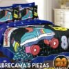 SET DE COBERTOR VERANO 5PCS JUVENIL 1.5 PLZ (FARDOX40UND)