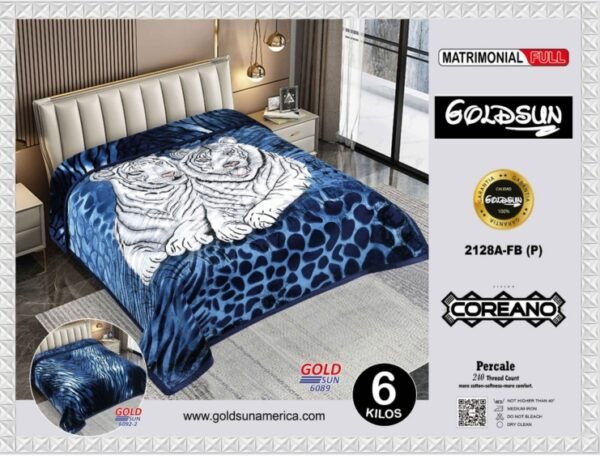 FRAZADA DOBLE CARA MODELO COREANO 6KG (FARDOX26UND)