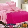 SET DE COBERTOR VERANO 5PCS JUVENIL 1.5 PLZ (FARDOX40UND)