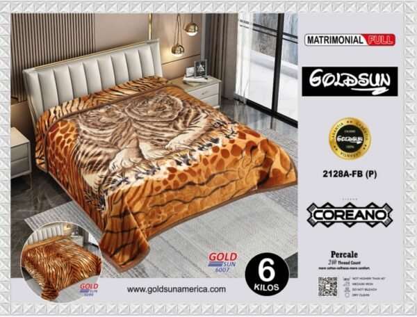 FRAZADA DOBLE CARA MODELO COREANO 6KG (FARDOX26UND)