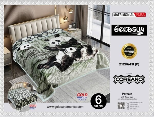 FRAZADA DOBLE CARA MODELO COREANO 6KG (FARDOX26UND)