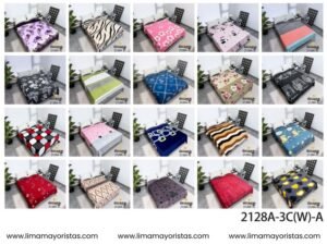 MANTA PIEL DE DURAZNO ESTAMPADA 800 G. (FARDOX100UND)