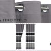 CORTINA DE TERCIOPELO C/ TULL C/ ARGOLLA (CAJAX24UND)