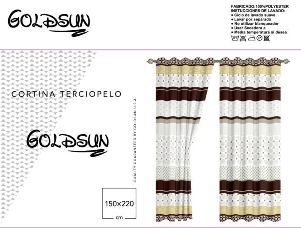 CORTINA DE TERCIOPELO C/ TULL C/ ARGOLLA (CAJAX24UND)