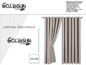CORTINA DE TERCIOPELO C/ TULL C/ ARGOLLA (CAJAX24UND)