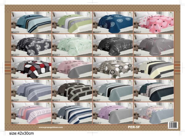 COBERTOR DE VERANO 1 PIEZA C/ DISEÑOS (FARDOX40UND)