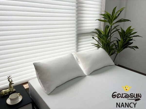 SET DE SÁBANAS 4 PIEZAS COLOR ENTERO BLANCAS (FARDOX42UND)