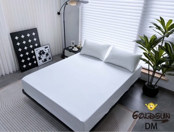 SET DE SÁBANAS 4 PCS COLOR ENTERO 2 PLAZAS (CAJAX48UND)