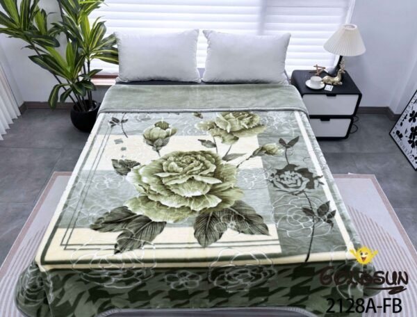 FRAZADA DE TERCIOPELO DOBLE CARA MODELO COREANO 6 KG. (FARDOX16UND)