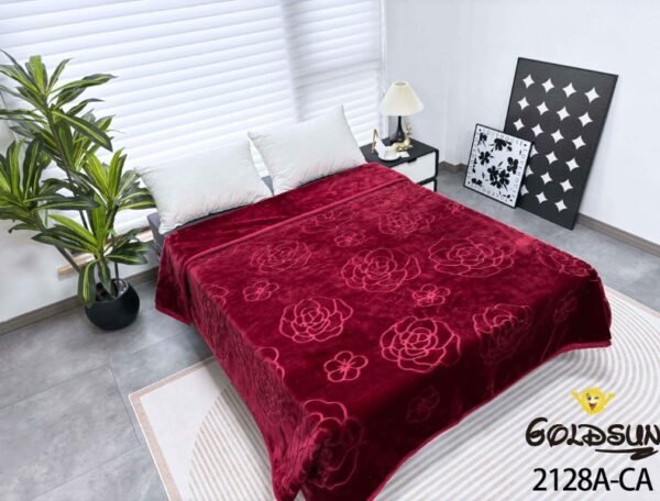 FRAZADA DE TERCIOPELO C.E DOBLE CARA MODELO COREANO 6 KG. (FARDOX16UND)