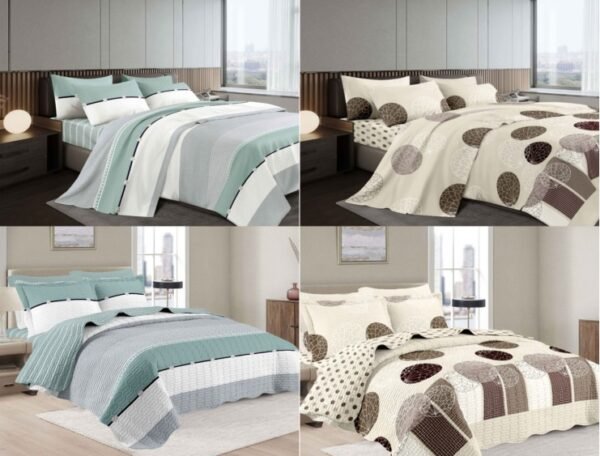 SET DE COBERTOR 5 PCS 1 PLAZA Y MEDIA (FARDOX20UND)