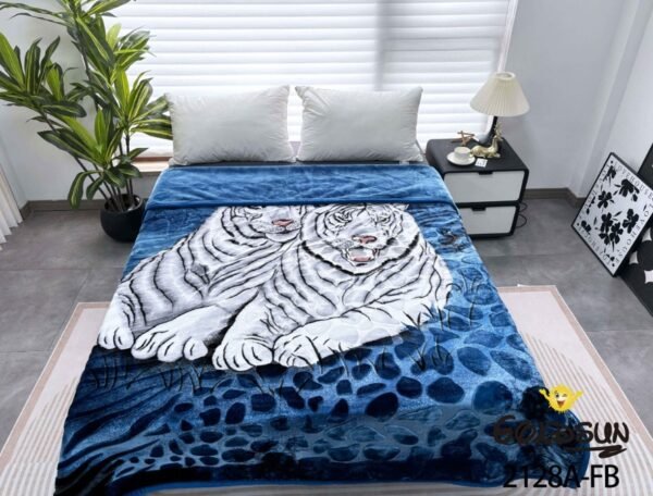 FRAZADA DE TERCIOPELO DOBLE CARA MODELO COREANO 6 KG. (FARDOX16UND)