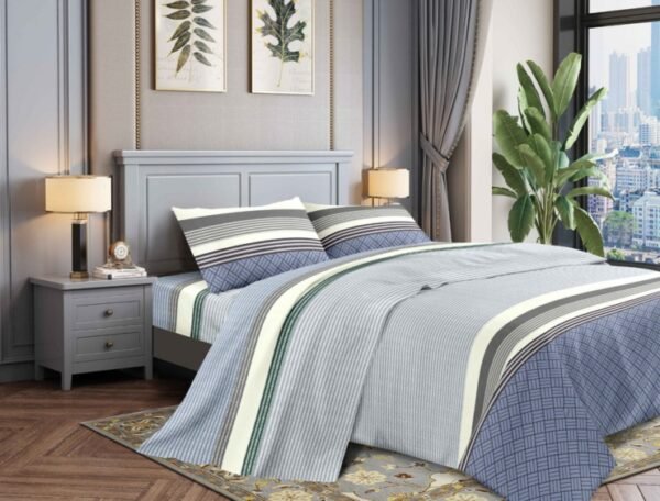 SET DE SÁBANAS DE ALGODÓN PREMIUM AMERICANA (CAJAX24UND)