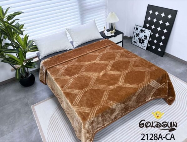 FRAZADA DE TERCIOPELO C.E DOBLE CARA MODELO COREANO 6 KG. (FARDOX16UND)