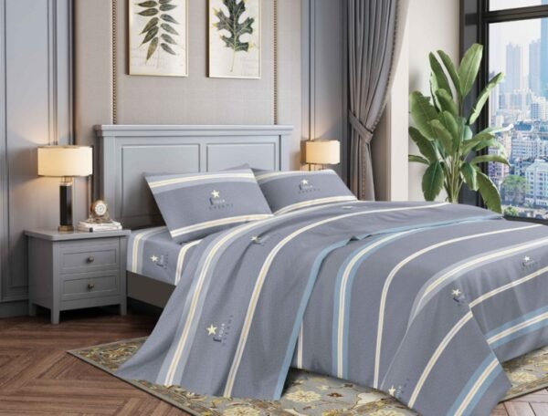 SET DE SÁBANAS DE ALGODÓN PREMIUM AMERICANA (CAJAX24UND)