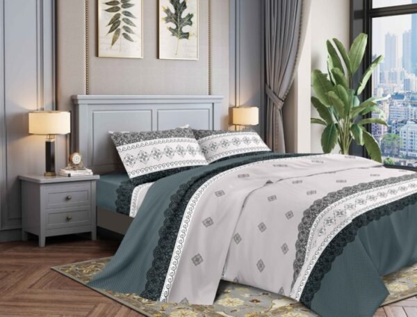 SET DE SÁBANAS DE ALGODÓN PREMIUM AMERICANA (CAJAX24UND)