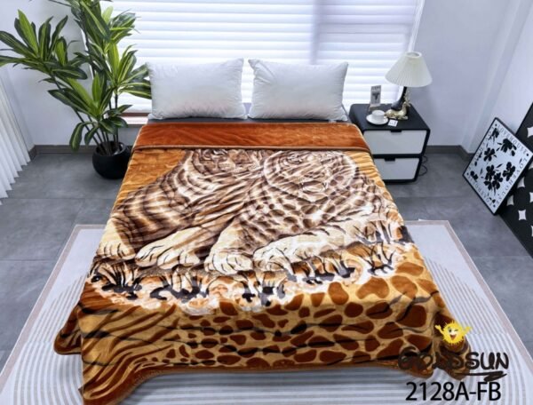 FRAZADA DE TERCIOPELO DOBLE CARA MODELO COREANO 6 KG. (FARDOX16UND)