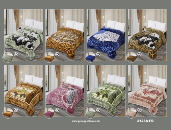 FRAZADA DE TERCIOPELO DOBLE CARA MODELO COREANO 6 KG. (FARDOX16UND)