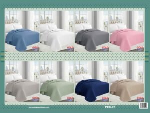 COBERTOR DE VERANO PREMIUM 1 PIEZA COLOR ENTERO (FARDOX40UND)