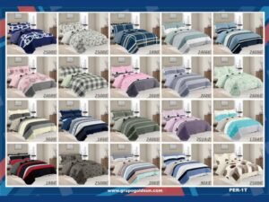 SET DE COBERTOR 5 PCS 1 PLAZA Y MEDIA (FARDOX20UND)