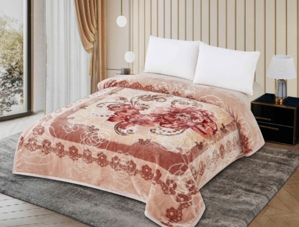 FRAZADA DE TERCIOPELO DOBLE CARA MODELO COREANO 6 KG. (FARDOX16UND)