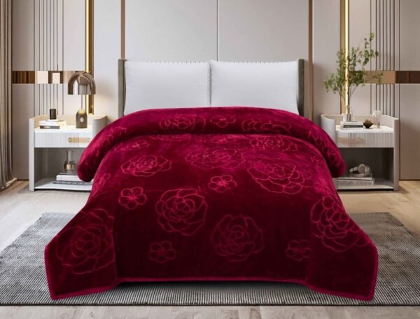 FRAZADA DE TERCIOPELO C.E DOBLE CARA MODELO COREANO 6 KG. (FARDOX16UND)