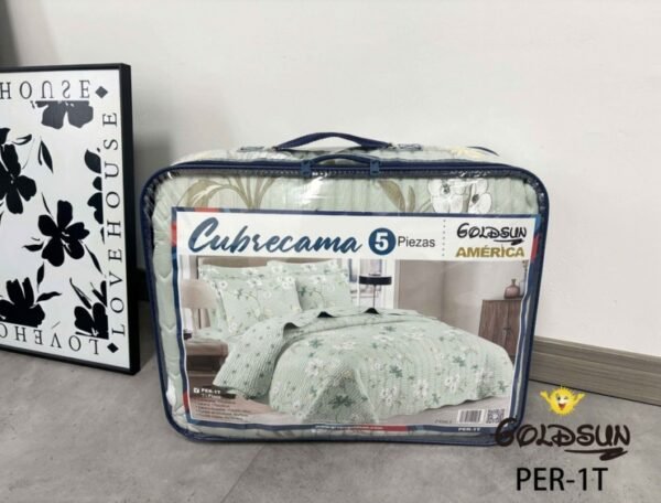 SET DE COBERTOR 5 PCS 1 PLAZA Y MEDIA (FARDOX20UND)