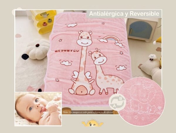 FRAZADA DE CUNA TERCIPELO ANTIALÉRGICO (FARDOX100UND)