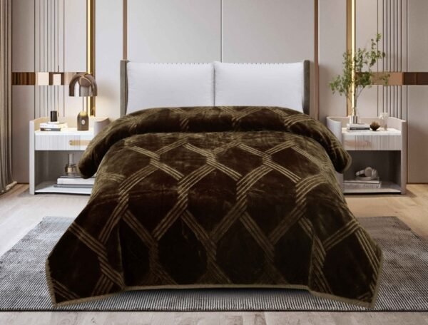 FRAZADA DE TERCIOPELO C.E DOBLE CARA MODELO COREANO 6 KG. (FARDOX16UND)