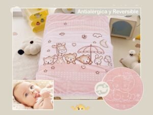 7 FRAZADA DE CUNA TERCIPELO ANTIALÉRGICO (FARDOX100UND)