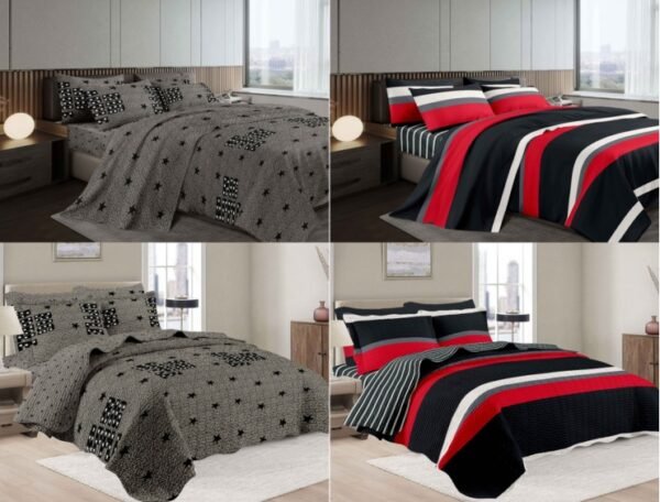 SET DE COBERTOR 5 PCS 1 PLAZA Y MEDIA (FARDOX20UND)