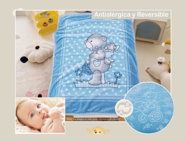 FRAZADA DE CUNA TERCIPELO ANTIALÉRGICO (FARDOX100UND)