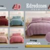 COBERTOR 5 PCS PIEL DE ÁNGEL EN ALTO RELIEVE 4D PREMIUM (2 PLAZAS)