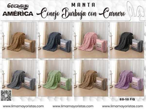MANTA PREMIUM CONEJO BURBUJA CON CARNERO (FARDOX30UND)